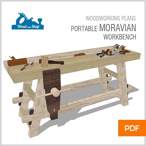 moravian workbench plans