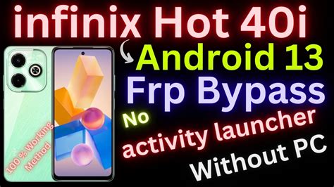 Infinix Hot I Frp Bypass Android Infinix X Google Account Bypass Without Pc