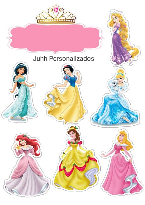 Topper Princesas