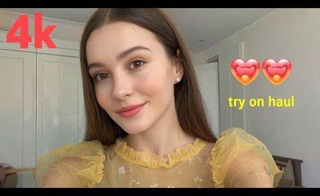 K Natural Skinny Transparent Try On Haul I Transparent Lingerie Microkini Try On Haul