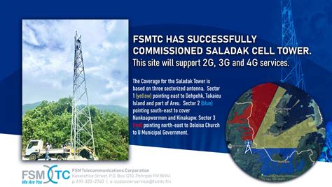 Saladak Cell Tower U Pohnpei Fsm Telecom