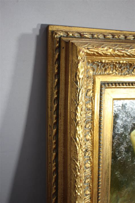 Exquisite Signed Oil Painting On Wood Classic Female Nude 67045 Auctionninja