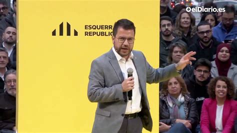 Aragonès pide a Sánchez que plante cara a todas las formas de guerra