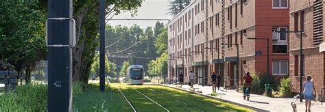 Premi Re Ligne De Tramway Ilex Paysage Urbanisme