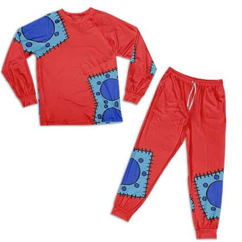 Monkey D. Luffy Wano Arc Red Kimono Design Pajamas Set