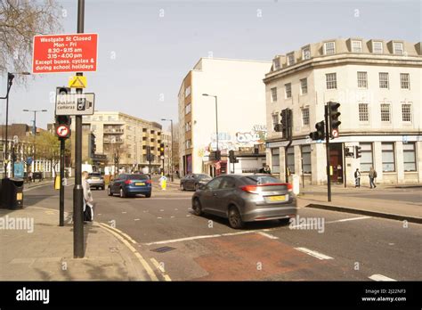 East London Traffic Stock Photo Alamy