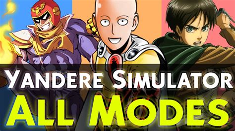 Yandere Simulator All Modes Easter Eggs Youtube
