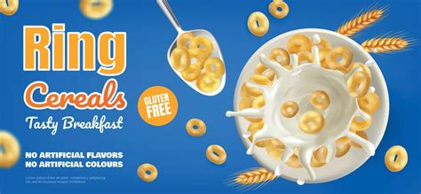 Breakfast Cereal Poster 13440107 Vector Art At Vecteezy