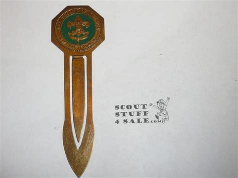 1930s Brass Boy Scout Bookmark