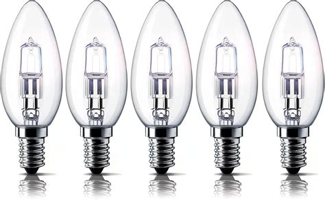 E14 28W Halogen Candle Light Bulbs Small Edison Screw Bulb SES 2700K