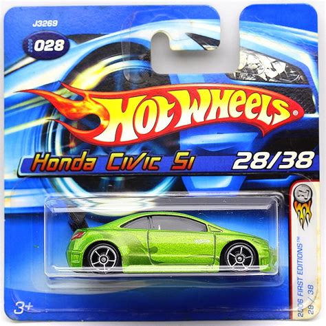 Hot Wheels Honda Civic Si Rodas FTE First Editions Lacrado Cartela Detalhes Shopee Brasil