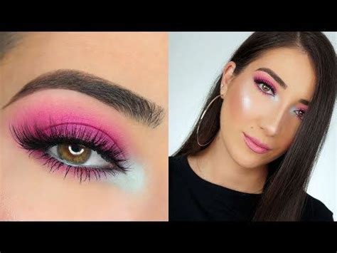 Hot Pink Smokey Eye Makeup Tutorial Youtube Smokey Eye Makeup Smokey Eye Makeup Tutorial