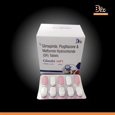 Glimepiride Mg Pioglitazone Mg And Metformin Hydrochloride Mg