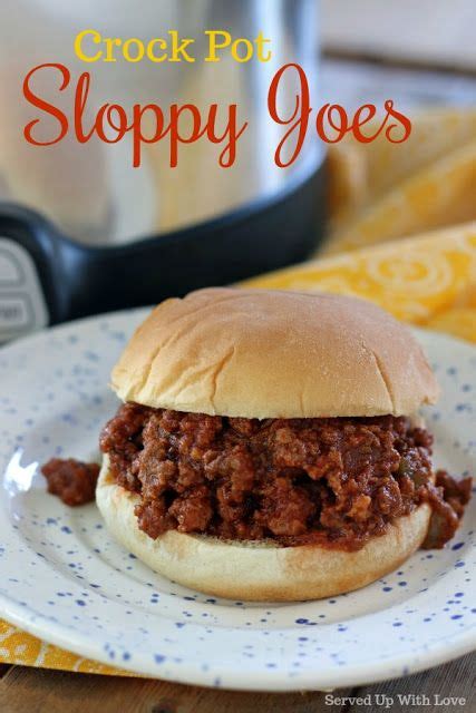 Crock Pot Sloppy Joes Artofit