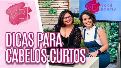 VB Transformando Vidas | Dicas para finalização de cabelos curtos ...