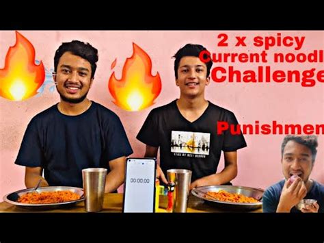 Current Noodles Challenge Hot And Spicy Noodles Punished Nepali