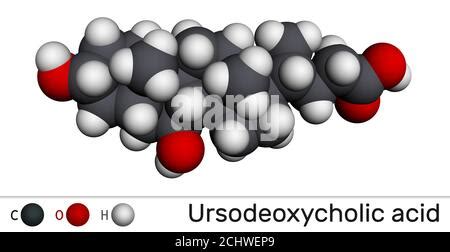 Ursodiol Ursodeoxycholic Acid Udca Gallstone Treatment Drug Molecule