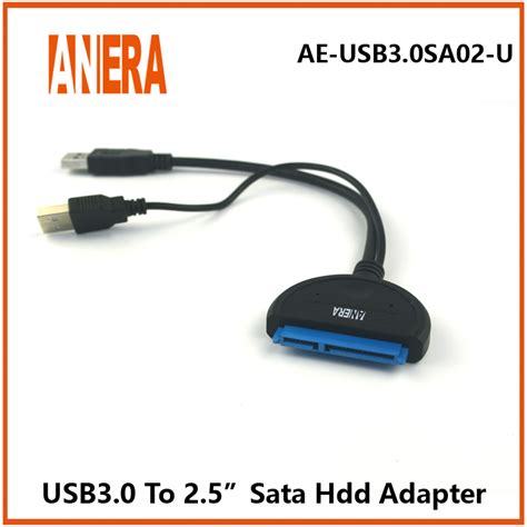 High Speed USB3.0 to 2.5" SATA HDD Adapter Cable HDD Enclosure with USB ...