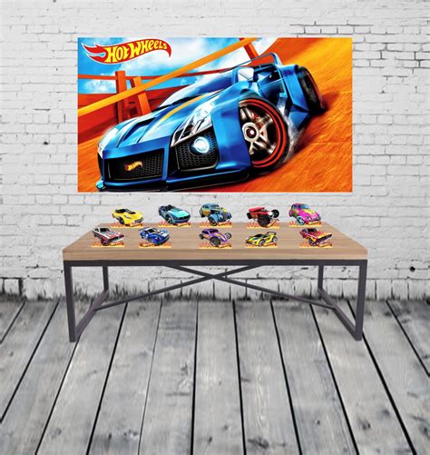 Hot Wheels Kit Display De Mesa Painel Elo