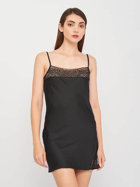 Ночная рубашка Martelle Lingerie M шелк XS Черная MAR S Брендовая одежда ROZETKA