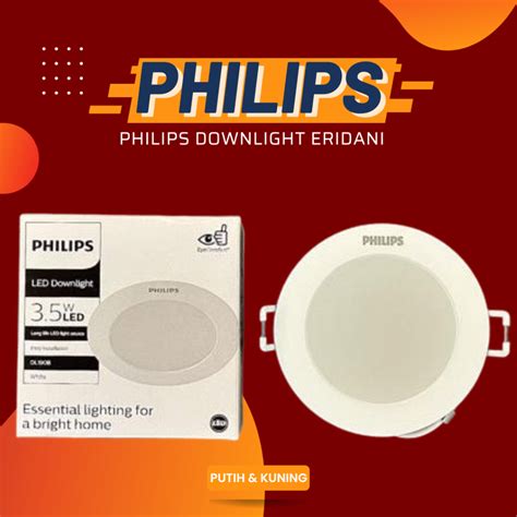 Jual Lampu Downlight Led Philips Eridani Dl190b G2 35w 35 W 35 Watt 35watt Cahaya Putih