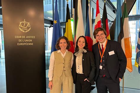 Des Tudiants De L Universit Ont Particip L European Law Moot Court