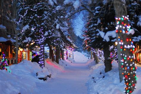 Downtown Aspen Colorado Is Certainly A Winter Wonderland During The