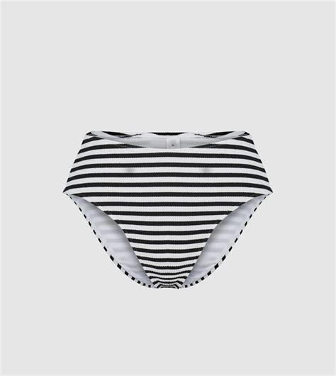 Buy Trendyol Striped High Waist Hipster Bikini Bottom In Multiple Colors Thstreet Uae