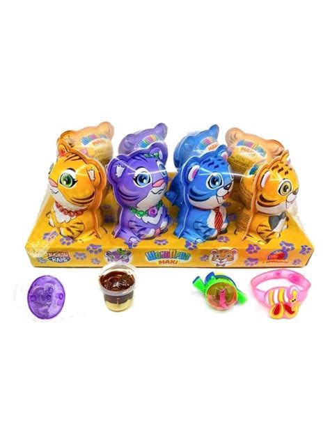 ШокоПриз MAXI "ТИГРЫ" печенье с шок. пастой и игрушкой 15см. 20г.*8шт ...