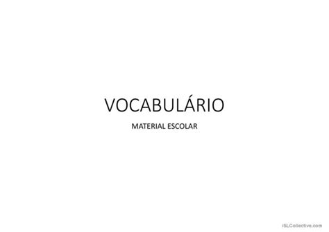Material Escolar English Esl Powerpoints