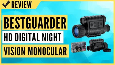 Bestguarder 6x50mm HD Digital Night Vision Monocular Review YouTube