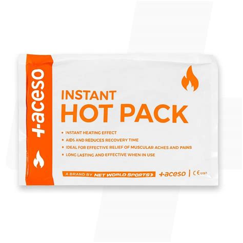 Aceso Instant Hot Pack Heat Therapy Net World Sports