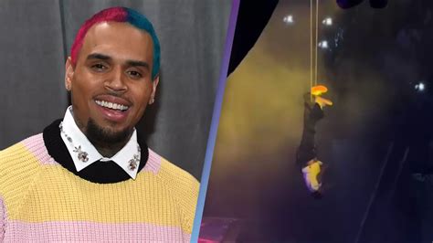 Chris Brown Confronts Concert Staff After Malfunction Leaves Him Stuck In The Air News Unilad