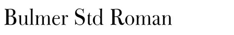 Bulmer Font Webfont And Desktop Myfonts