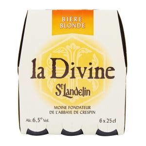 Grossiste Bière blonde La Divine St Landelin pack x cl Ct de Packs de prix en gros