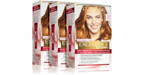 LOréal Paris Excellence Creme hair colour shade 7 43 Blonde Copper notino co uk