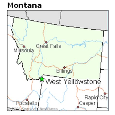 West Yellowstone Montana Map – Interactive Map