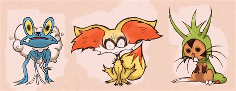 3spooky Froakiefennekinchespin By Vinci Gb On Deviantart