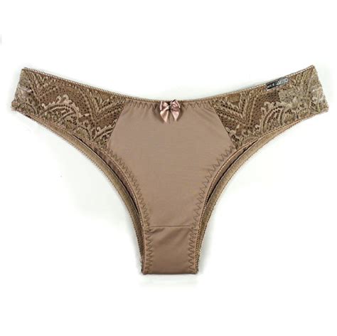 Calcinha Biquini Microfibra E Renda Nude Preto Branco Elo7