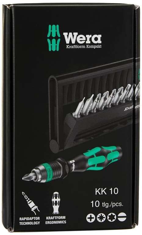 Wera Kraftform Kompakt 10 Bit Set For 13 42 At Amazon Germany Hotukdeals