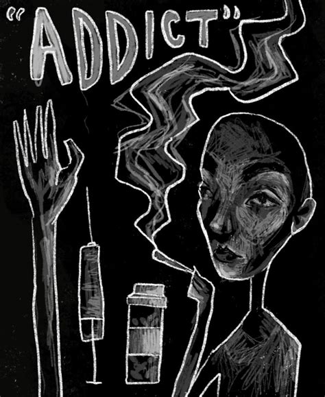 Effects Of Drug Addiction Drawing