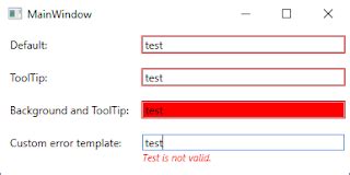 Wpf Validation Display Errors To The User Net Land