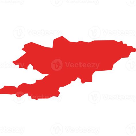Map Kyrgyzstan Clipart Png 24682259 Png
