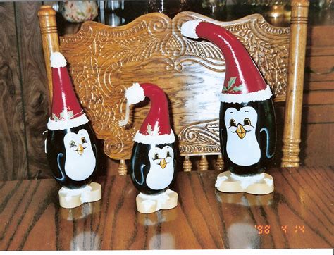 Gourd Christmas Penguins Acrylics Painted By Linda Faber Flickr