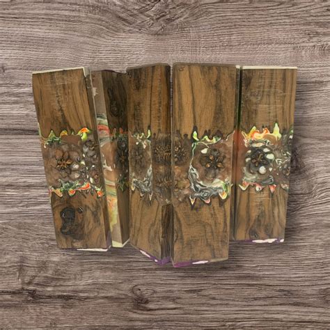 EPOXY&WOOD Knife Handle - Hybrid Knife Handle Scales | Resin Scales