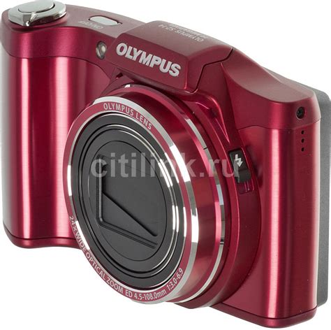Характеристики Цифровой фотоаппарат Olympus SZ-14, красный (662427 ...