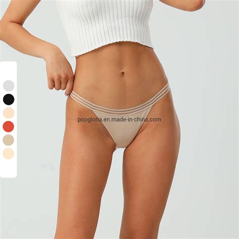 Intiflower Ph Multiple Colors Available Sexy Female Adults Soft Single Color Bikini Summer