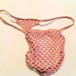 Men S G String Thong Stretchy Big Hole Fish Net Air Light Breezy Cool Exotic Male Lingerie