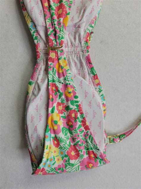 Lilly Pulitzer Ants On Parade Bikini Top Bandeau XL S Gem