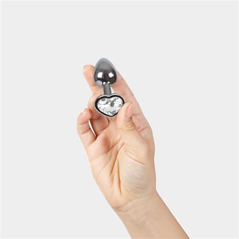 PLUG ANAL CORAZÓN TRANSPARENTE Cod T Secret Play